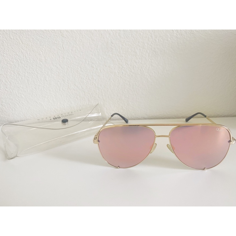 QUAY X Desi Perkins High Key Sunglasses